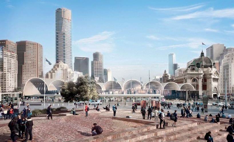 Artist Impression, Flinders Street Station Competition