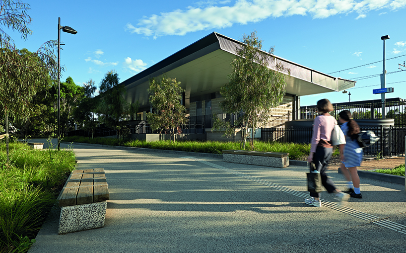 Lynbrook Road Railway Station, Architects: Cox Architects, Photography: Emma Cross