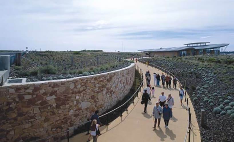 Twelve Apostles Visitor Centre, Port Campbell, Architecture: Gregory Burgess Architects, Photography: Trevor Mein